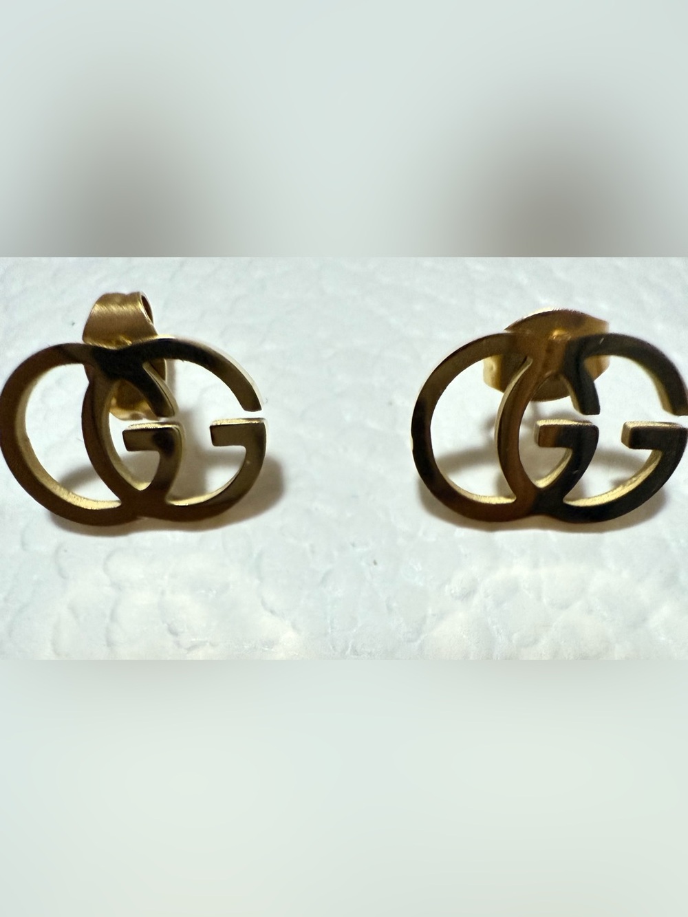 Gold-tone Stud Earrings - Women's Jewelry